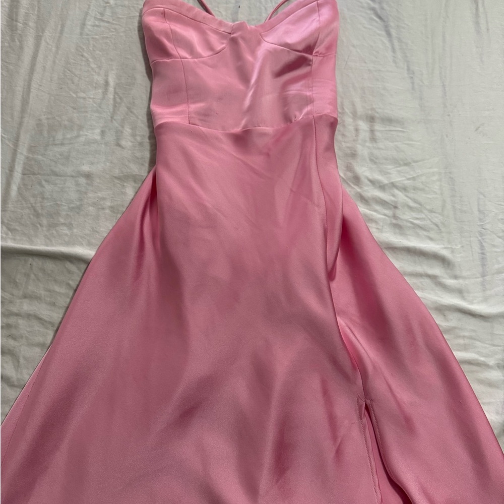 Zara Pink Backless Dress